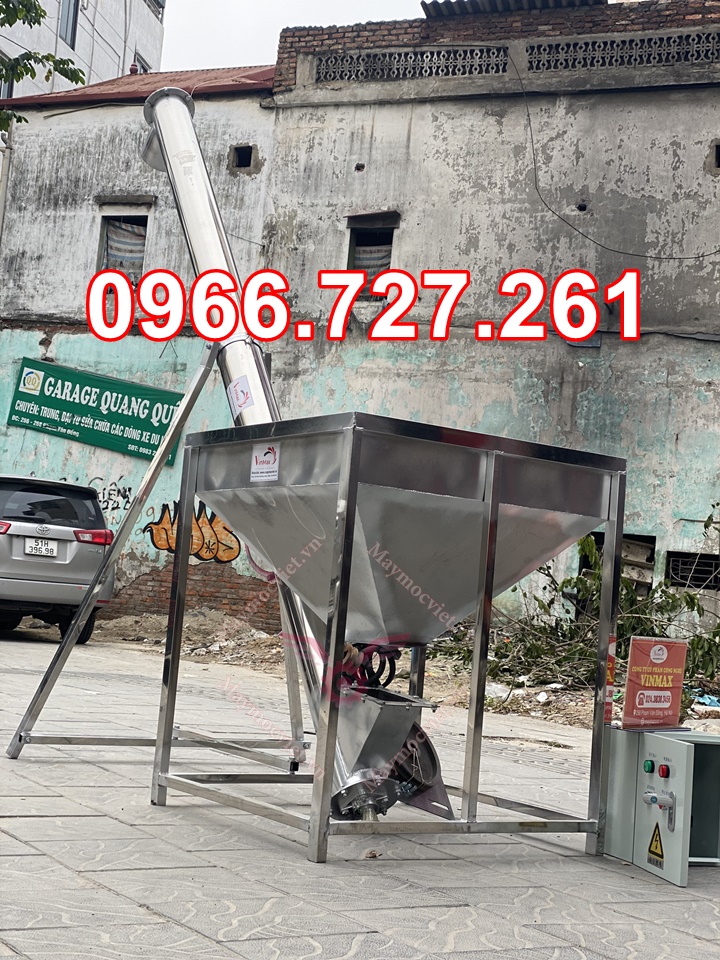 Máy cấp nguyên liệu, hút nguyên liệu trục vít