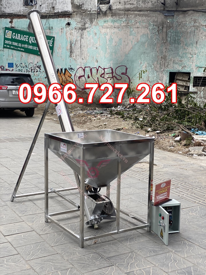 Máy cấp nguyên liệu, hút nguyên liệu trục vít