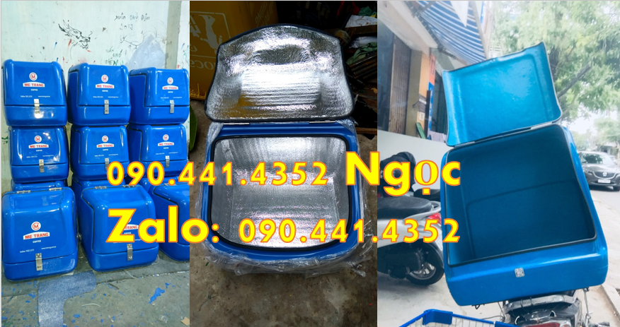 Nhận sx thùng chở hàng sau xe máy theo yêu cầu,thùng giao hàng đa dạng