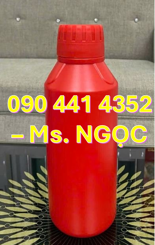 Sx bình nhựa, chai nhựa đựng hóa chất 1 lít, chai nhựa 500ml tròn, 250