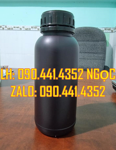 Sx bình nhựa, chai nhựa đựng hóa chất 1 lít, chai nhựa 500ml tròn, 250