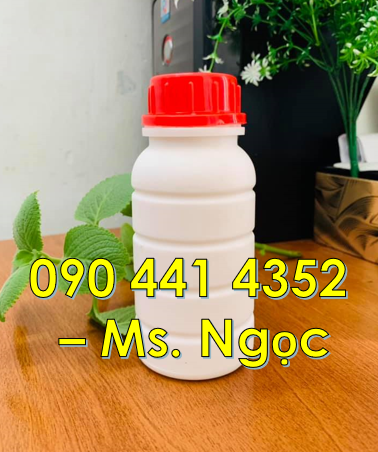 Sx bình nhựa, chai nhựa đựng hóa chất 1 lít, chai nhựa 500ml tròn, 250