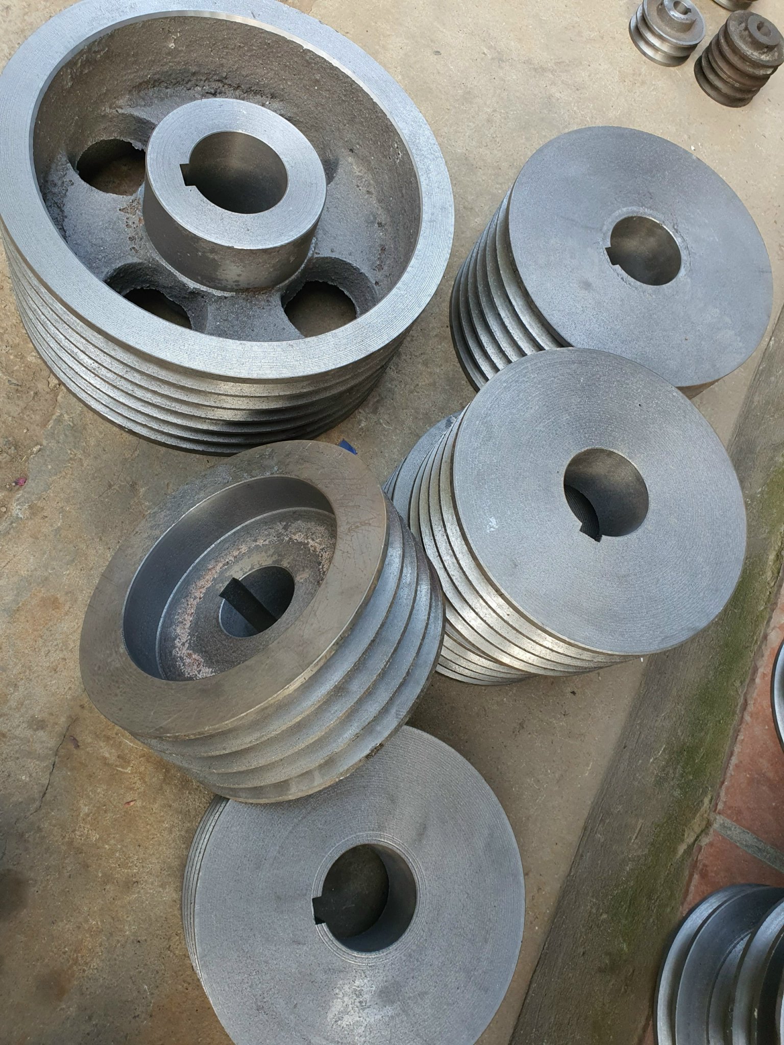 Puly gang, buli gang, pulley gang, bánh xe gang
