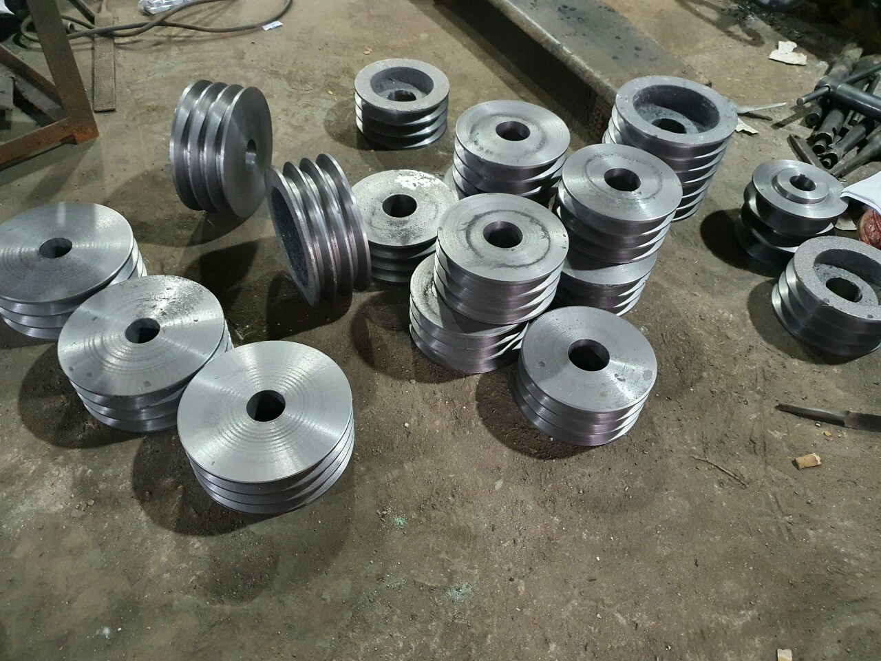 Puly gang, buli gang, pulley gang, bánh xe gang