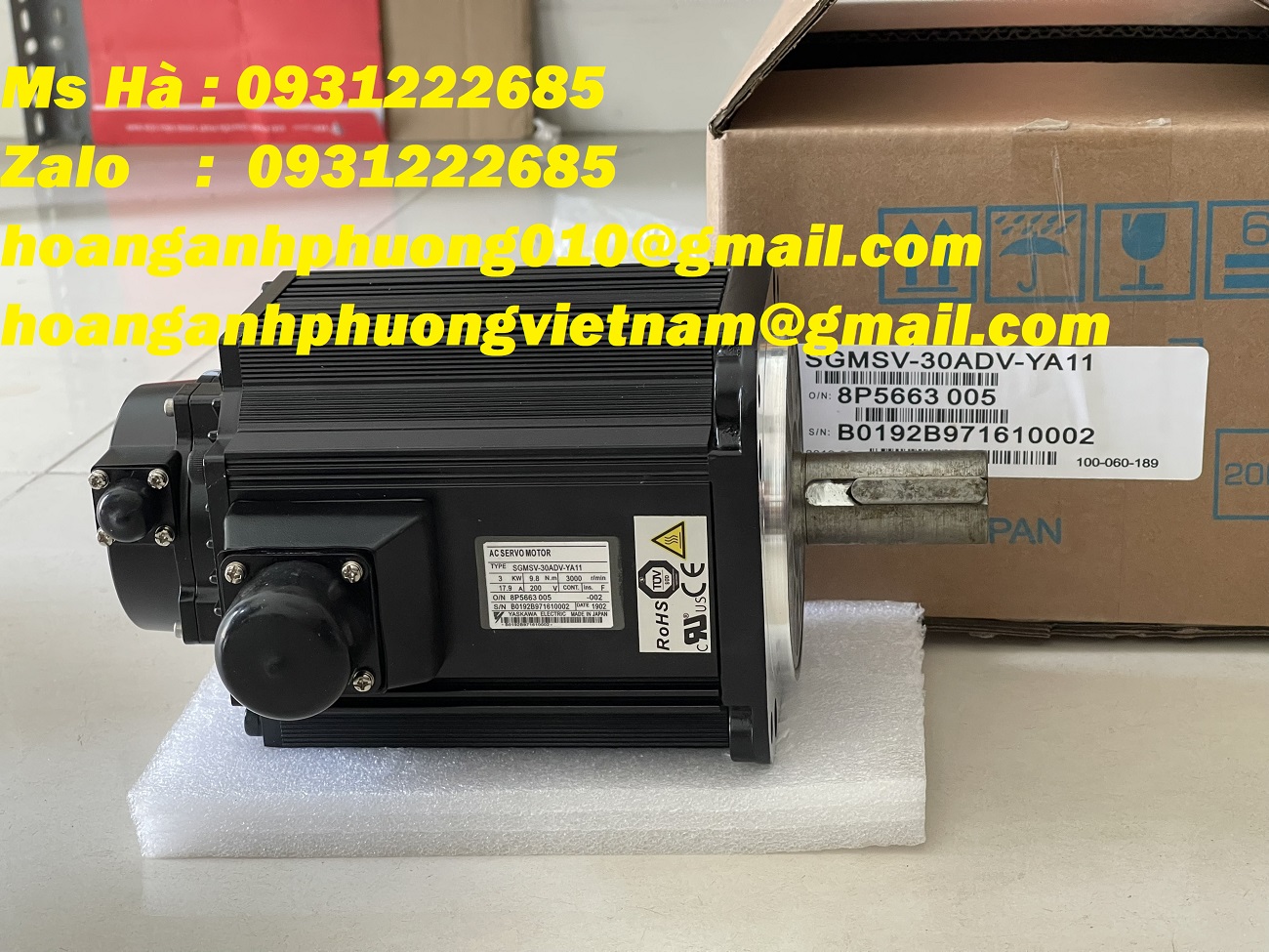 Servo SGMSV-30ADV-YA11  Yaskawa  giá bao cạnh tranh hiện nay