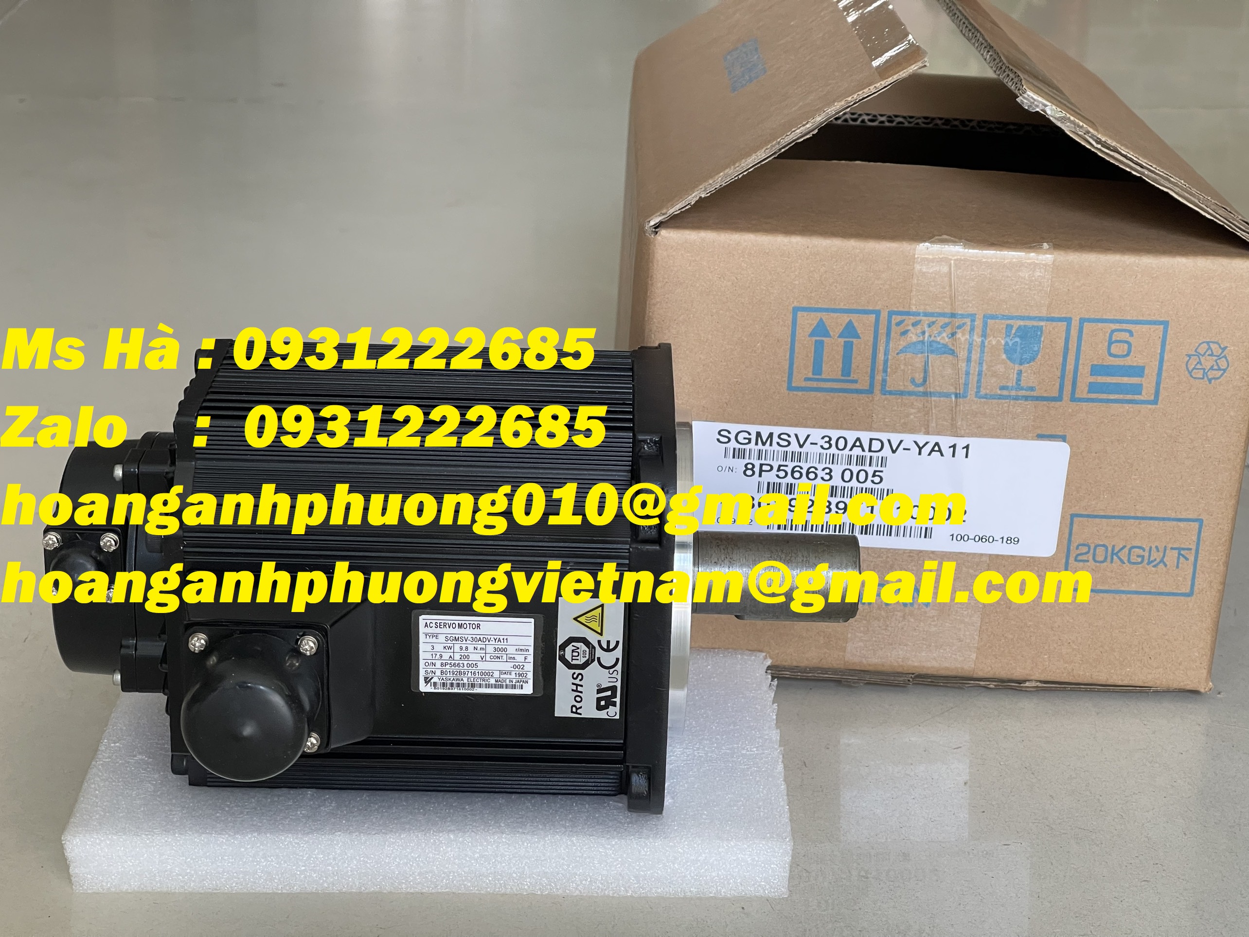 Servo SGMSV-30ADV-YA11  Yaskawa  giá bao cạnh tranh hiện nay