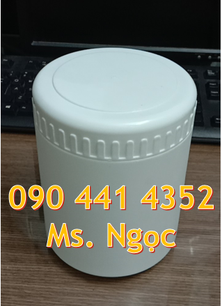 Hủ nhựa đựng 2 ký, hủ nhựa 1.5 ký đựng bột màu hóa học, hủ nhựa 1 kg