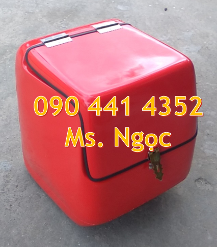 Thùng chở hàng giá rẻ, sx thùng ship hàng cỡ đại có chia ngăn