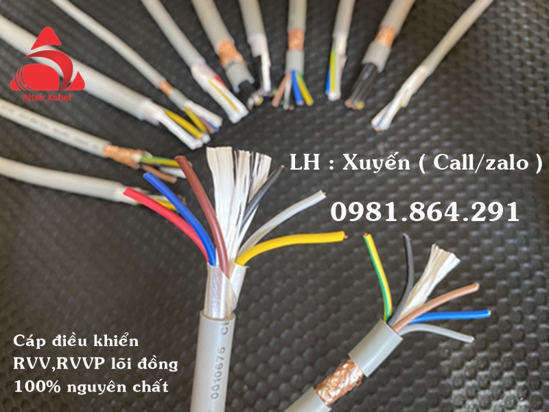 Phân phối cáp điện 7 lõi tiết diện 0.5-1.5mm2 Altek Kabel