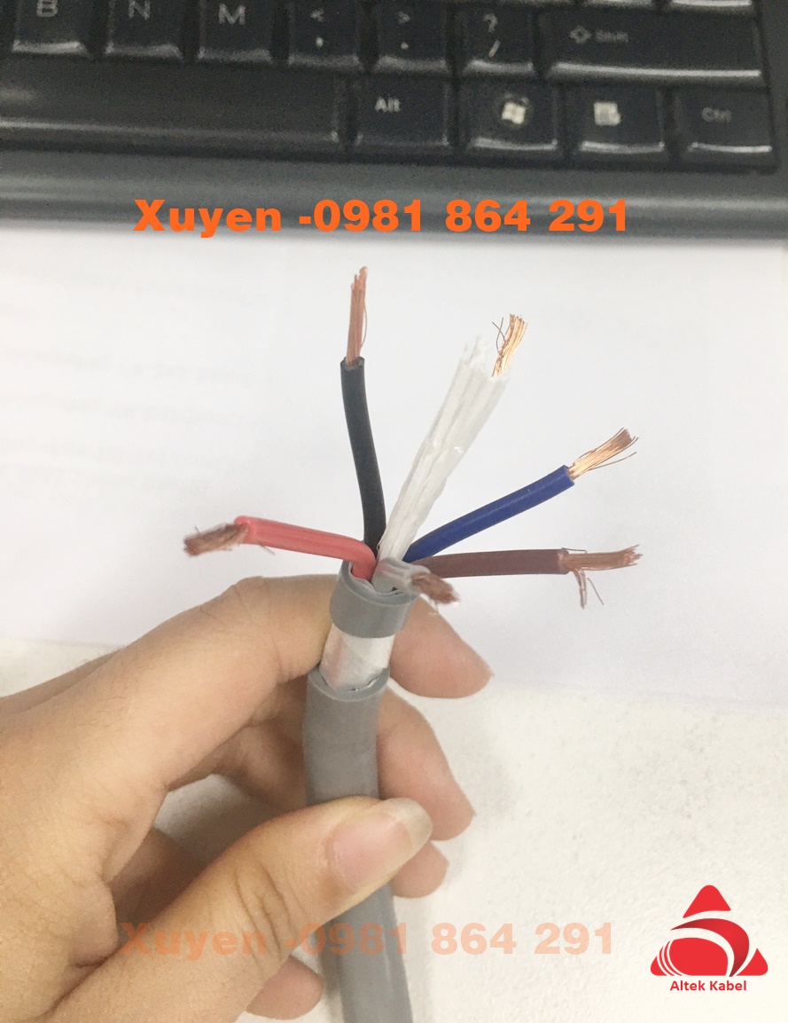 Phân phối cáp điện 7 lõi tiết diện 0.5-1.5mm2 Altek Kabel