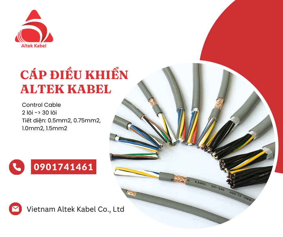 Cáp điều khiển có lưới chống nhiễu SH-500 1.5QMM