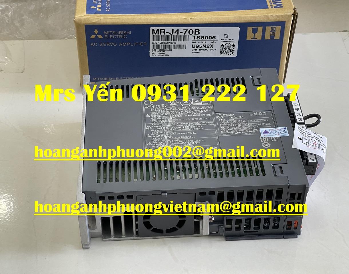 MR-J4-70B Servopack Mitsubishi chính hãng giá cạnh tranh toàn quốc