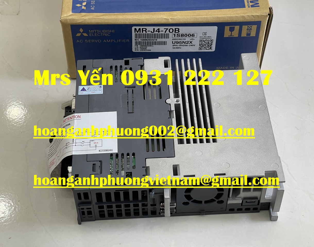 MR-J4-70B Servopack Mitsubishi chính hãng giá cạnh tranh toàn quốc