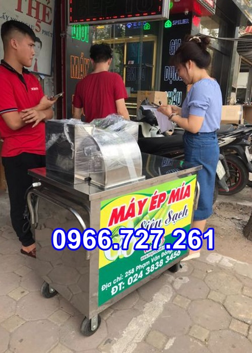 Máy ép nước mía siêu sạch, ép 1 lần ép nước mía bàn dài