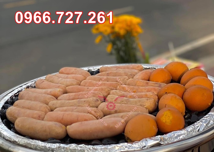 Máy nướng lặp xưởng bằng đá , nướng xúc xích hà khẩu