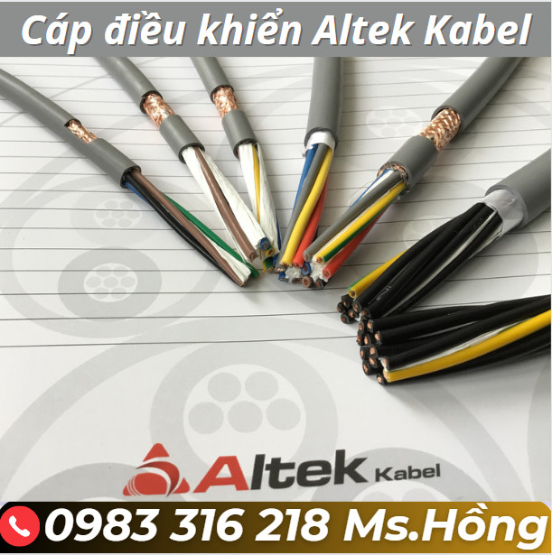 Cáp điều khiển Altekkabel chống nhiễu và không chống nhiễu