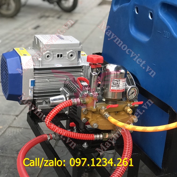 Máy phun thuốc thùng phi chạy điện VMTP200D