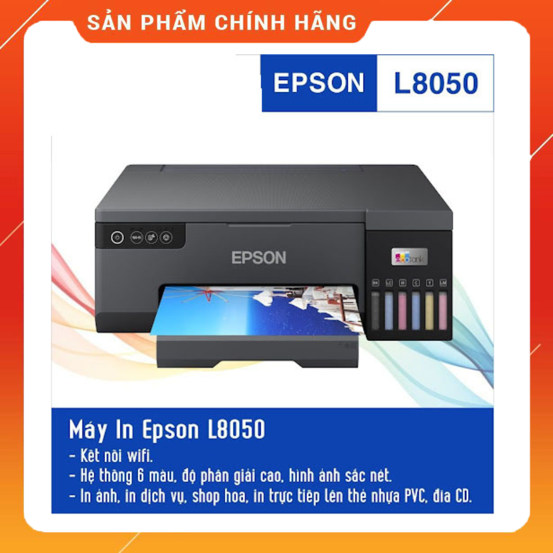 Máy in Epson L8050 chính hãng mới 100%