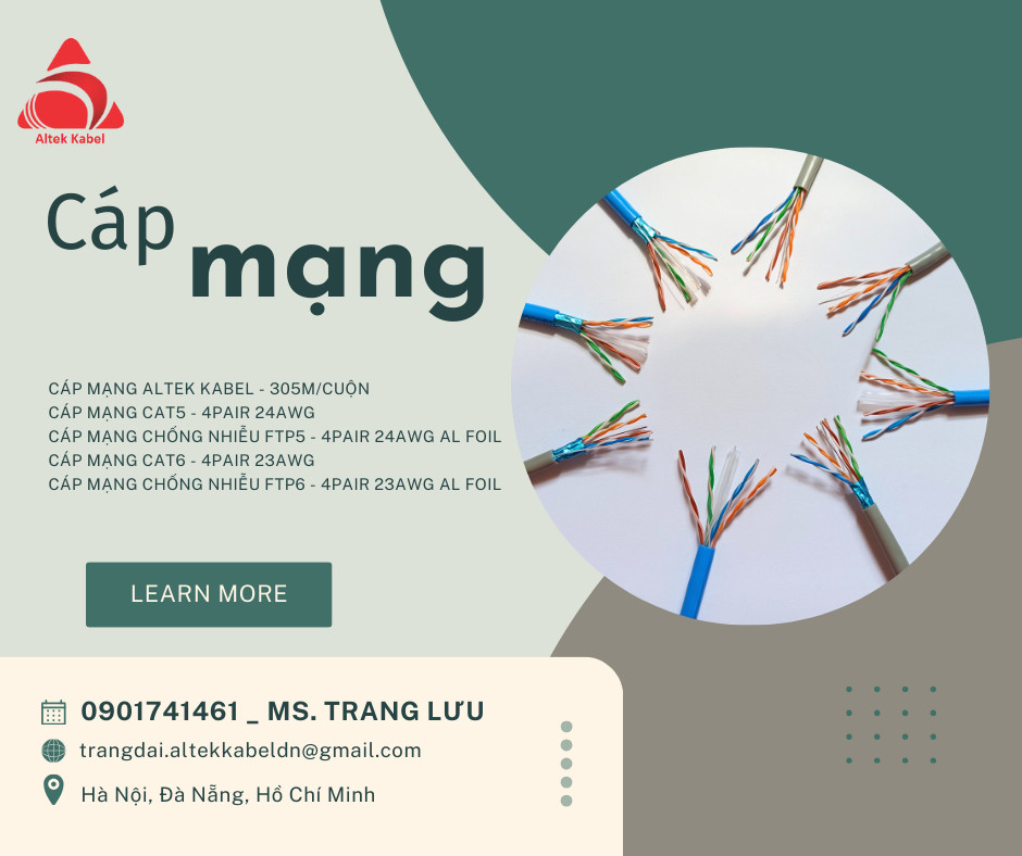 Dây Mạng Cat6, Dây Cáp Cat 6 UTP Đồng 100%