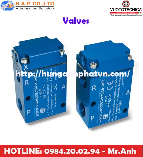 van chân không Vuototecnica tại việt nam