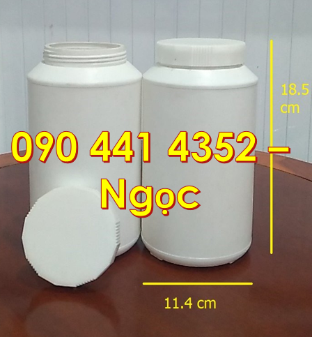 Hủ nhựa 50 gam tròn, hủ nhựa đựng 100 gam, hủ nhựa tròn 250 gam