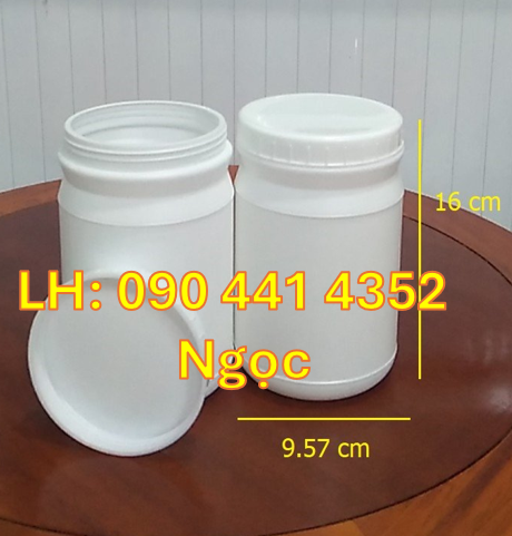 Hủ nhựa 50 gam tròn, hủ nhựa đựng 100 gam, hủ nhựa tròn 250 gam