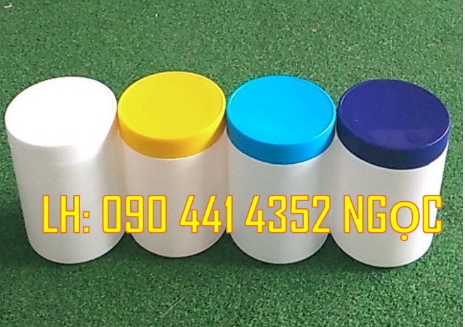 Hủ nhựa 50 gam tròn, hủ nhựa đựng 100 gam, hủ nhựa tròn 250 gam