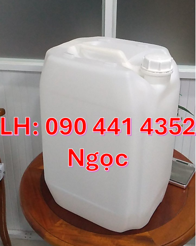 Gía can nhựa đựng hóa chất, can nhựa vuông 10 lít, can nhựa 20 lít