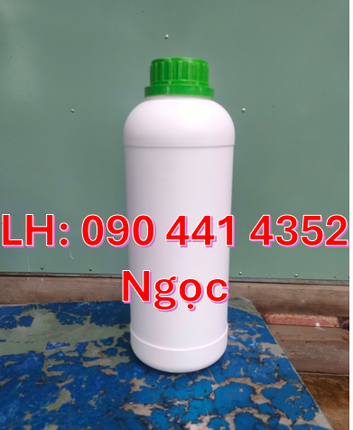 Chai nhựa 1 lít đựng chất lỏng, vỏ chai nhựa 0.5 lít đựng hóa chất