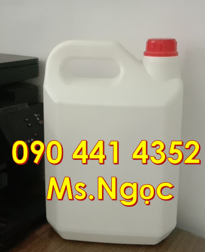Can nhựa 5 lít vuông màu đỏ, can nhựa 4 lít nắp garenty, can nhựa 2L