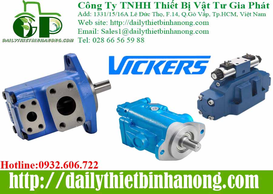 Phân phối van thủy lực, xi lanh, động cơ Vickers