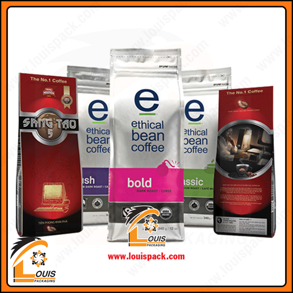 Túi màng ghép đựng 850gram cà phê bột