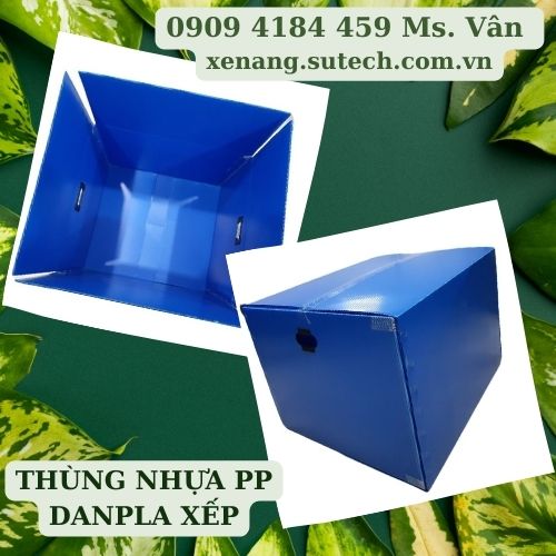 Thùng nhựa pp danpla đựng tài liệu, hồ sơ thầu có nắp đậy