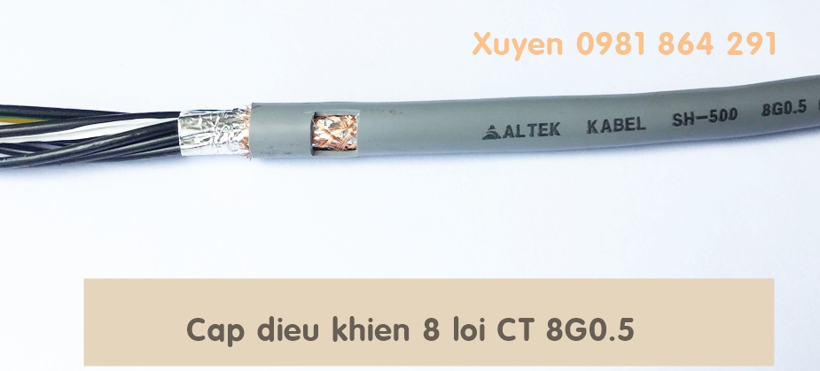 Dây cáp điện điều khiển Altek Kabel 8x1.5 hàng chính hãng giá tốt