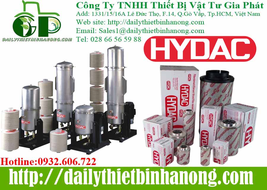 Phân phối Thiết bị lọc thủy lực Hydac chính hãng