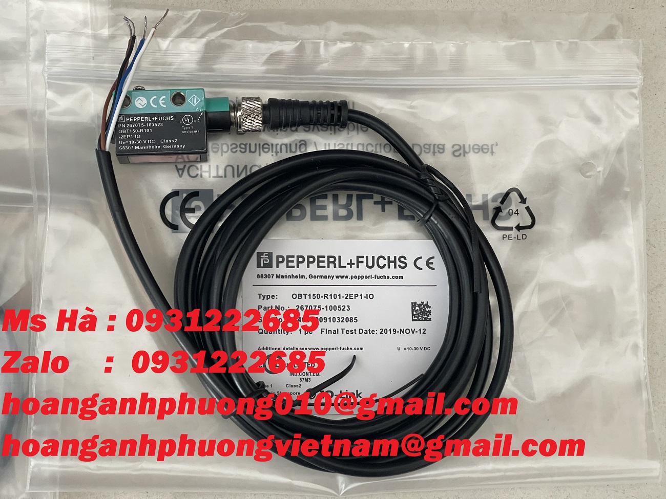 Nhận báo giá tốt dòng cảm biến OBT150-R101-2EP1-IO pepperl+Fuchs