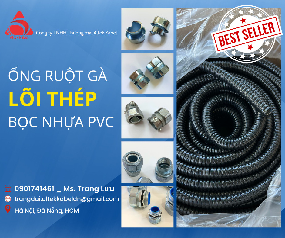 Ống ruột gà lõi thép bọc nhựa pvc phi 63 - 2