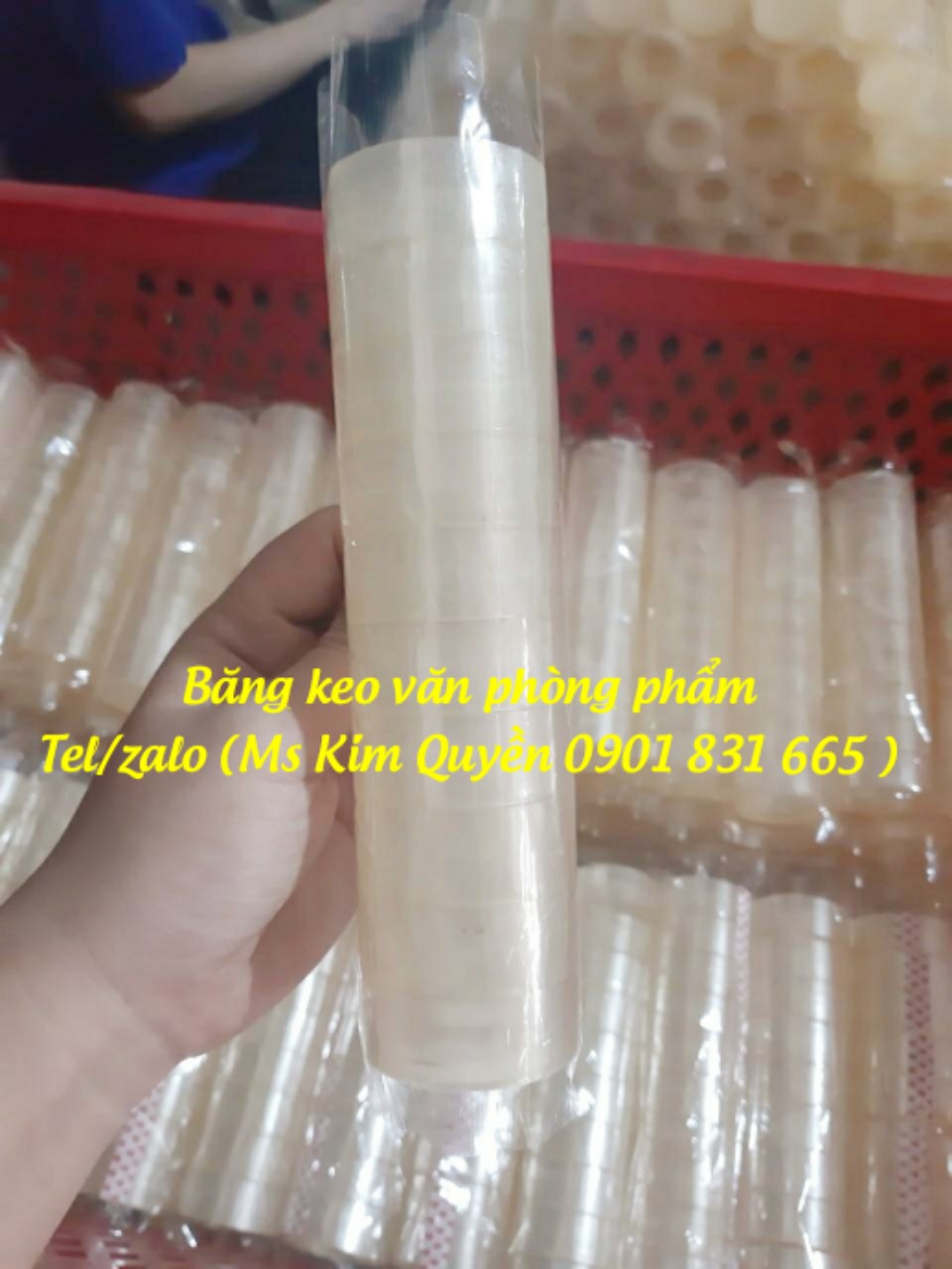 Băng keo Văn Phòng Phẩm 1F8 - Giá sỉ tại Xưởng