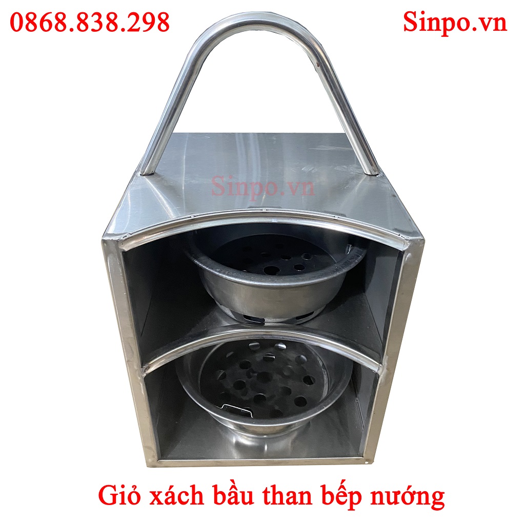 Giỏi xách xô than, bầu than bếp nướng nhà hàng