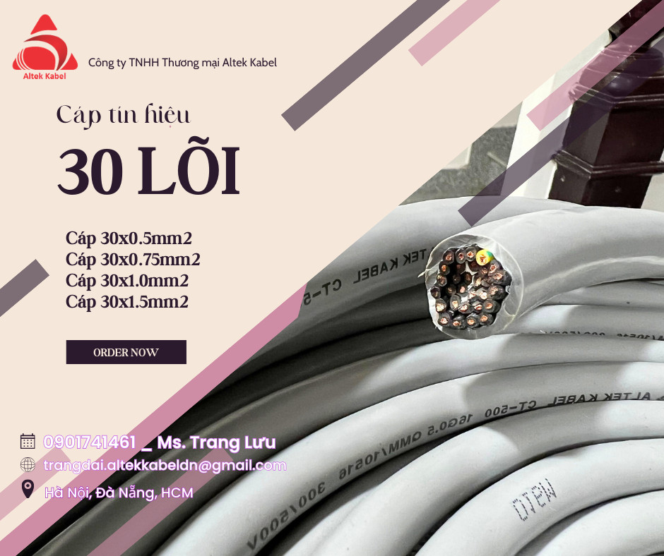 Dây cáp điều khiển Altek Kabel 30 x 0.5mm2