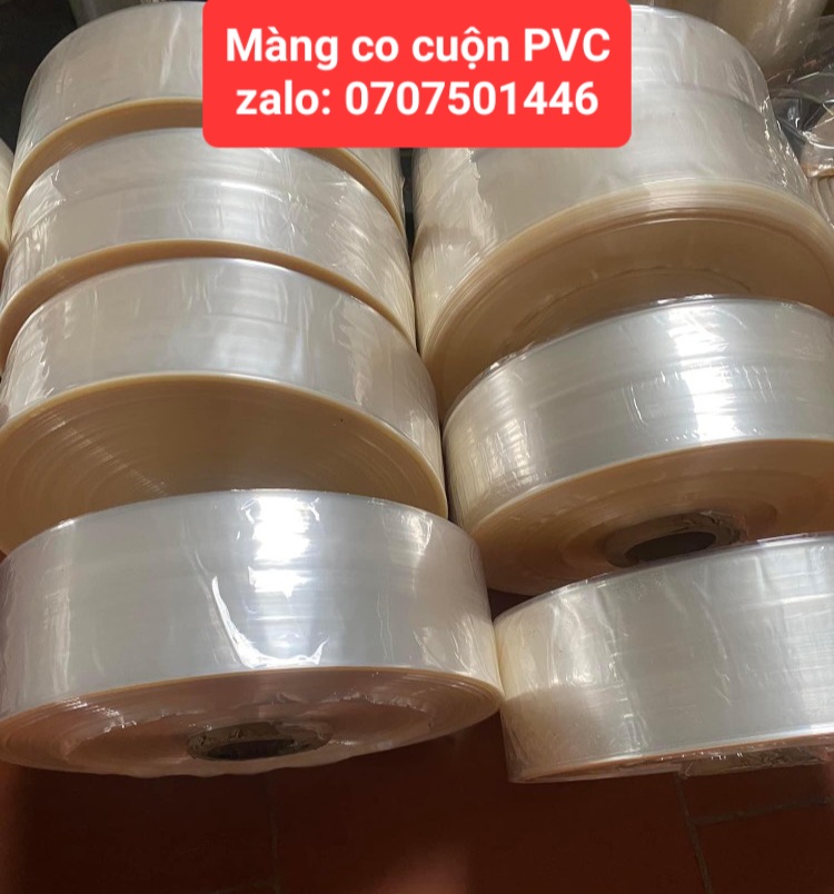 bán màng co pvc dạng ống các khổ từ 9,5cm