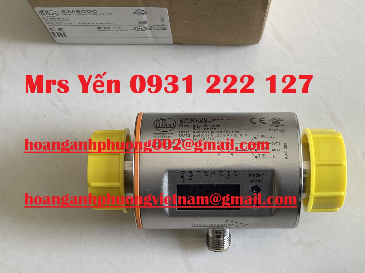 IFM SM8000 Cảm biến lưu lượng giá tốt toàn quốc