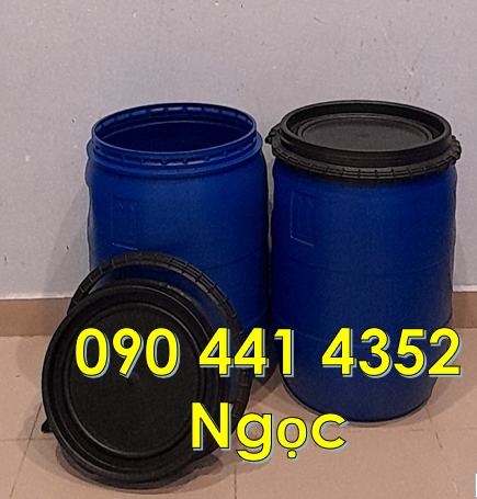 Thùng phuy đựng 60 lít, thùng phuy chứa hóa chất 50 lít, phuy nhựa 30L