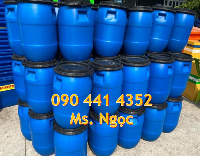 Thùng phuy nhựa 120 lít đựng dung dịch, thùng phuy nhựa 150 lít