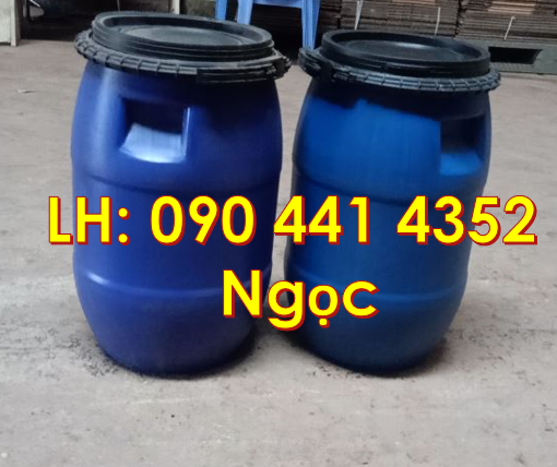 Thùng phuy nhựa 120 lít đựng dung dịch, thùng phuy nhựa 150 lít