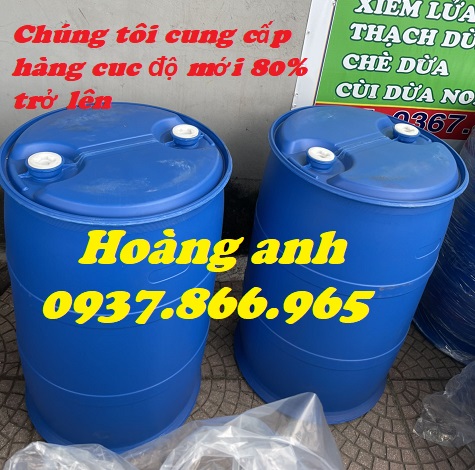 phuy cũ tại hà nội, vựa thùng phuy, phuy nhựa mới