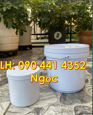 Bán thùng sơn 1 lít quai nhựa, vỏ thùng đựng sơn 2 lít, xô nhựa 4 lít