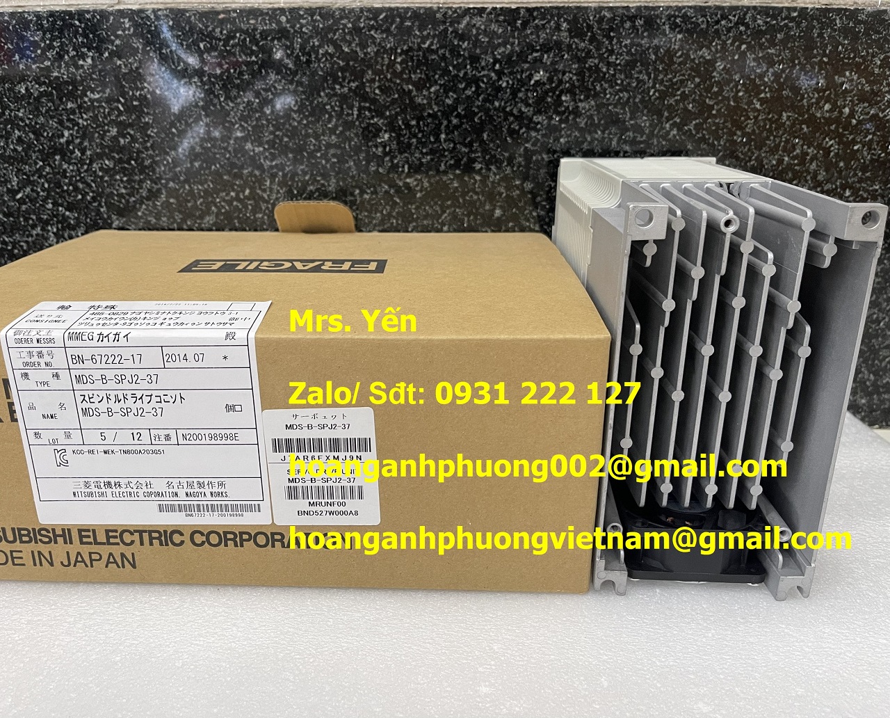 MDS-B-SPJ2-37 Bộ điều khiển Mitsubishi hàng mới 100% BH 12 tháng