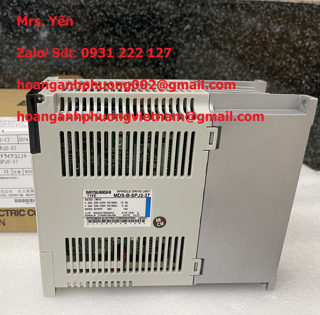 MDS-B-SPJ2-37 Bộ điều khiển Mitsubishi hàng mới 100% BH 12 tháng