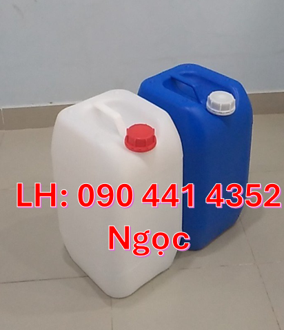 Thùng nhựa 10 lít, can nhựa 20 lít dày, thùng nhựa 25 lít đựng axit
